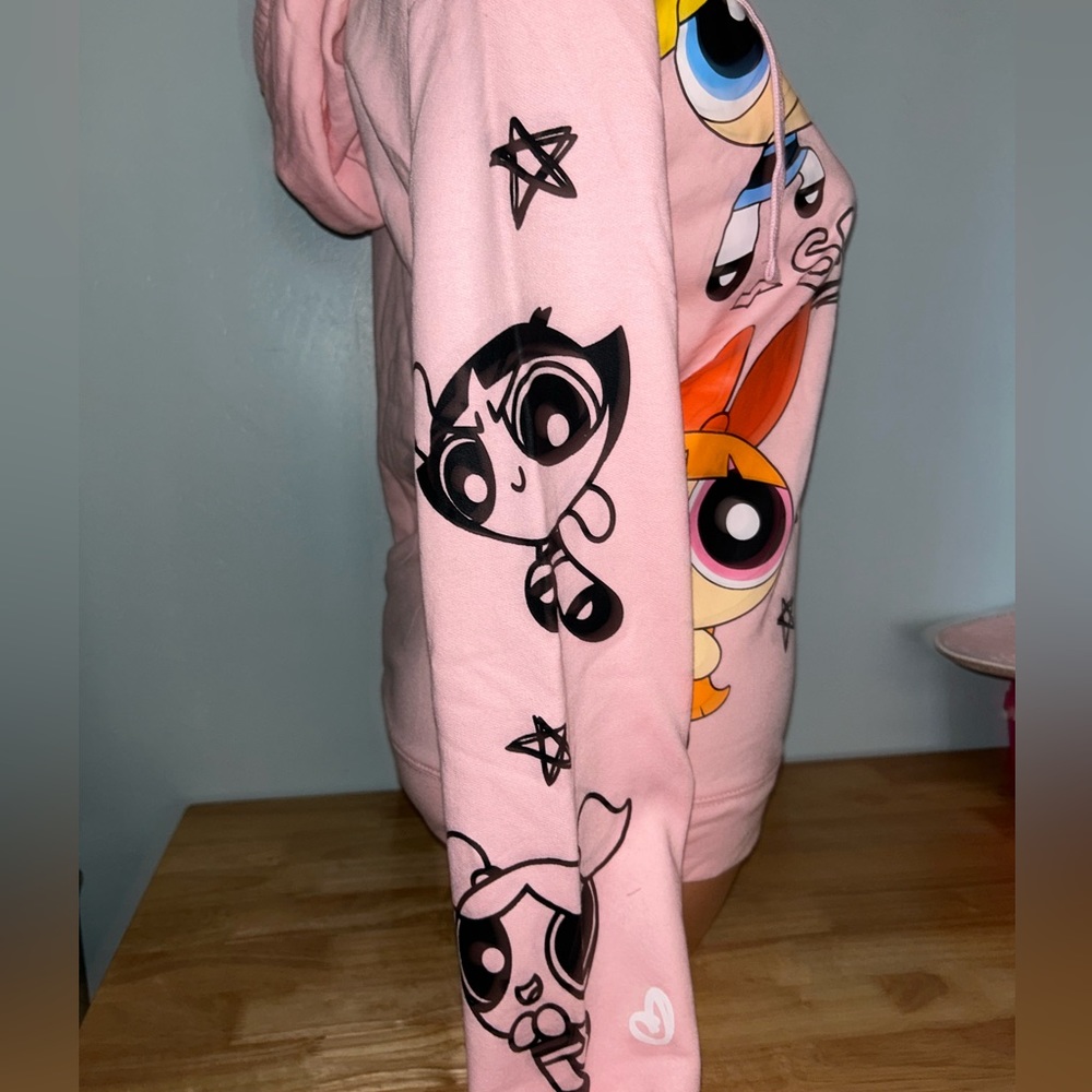 Power puff girls sugar Spice vintage sweatshirt hoodie shirt top long sleeve y2k - Picture 8 of 10